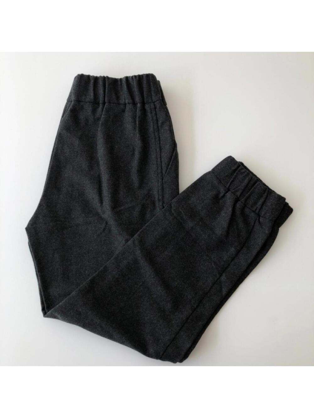 Babaton - Aritzia - wool pants - grey - elastic waist and cuffs - size S